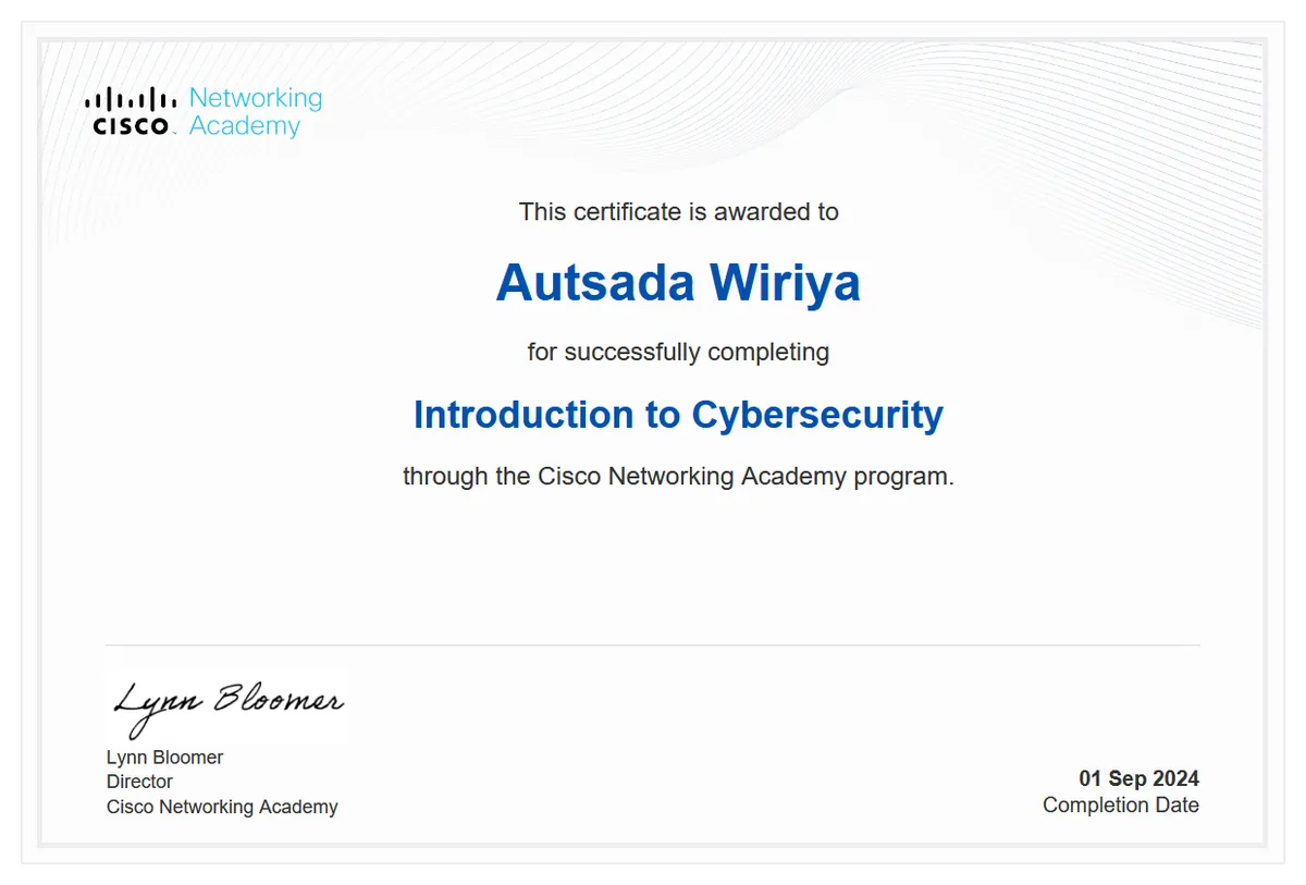 Introduction to Cybersecurity